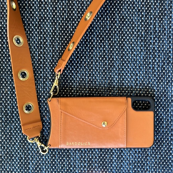 Bandolier. Leather Camel Phone Case. XS Max. - Picture 5 of 5
